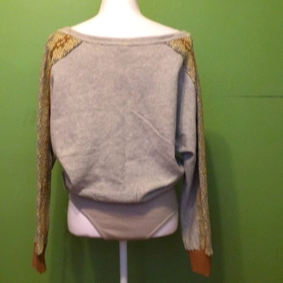 FREE PEOPLE Side Eye long sleeved Bodysuit Heather gray - Picture 3 of 10